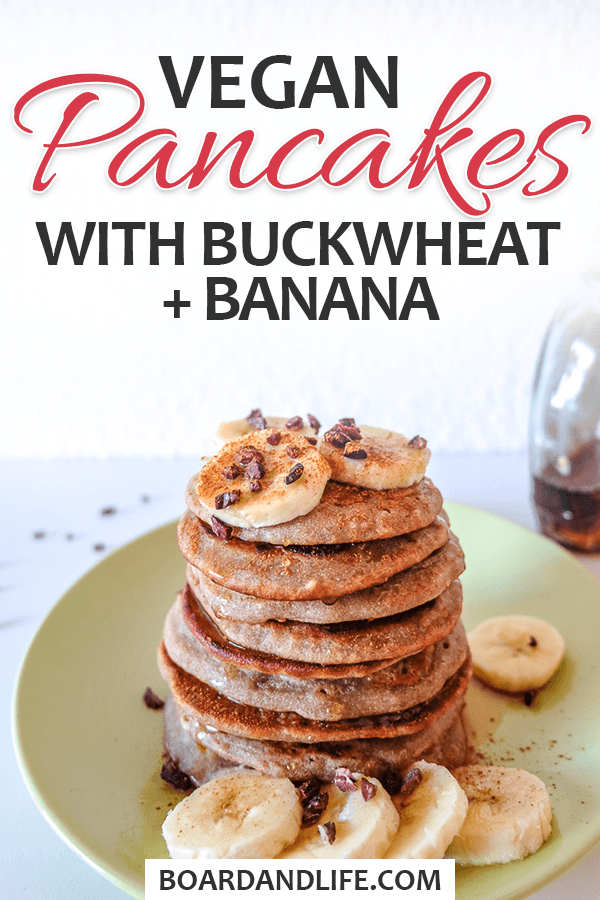 Vegan Buckwheat Banana Pancakes