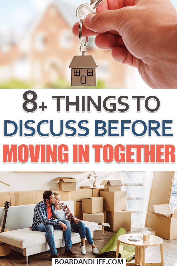 Things to discuss before moving in together