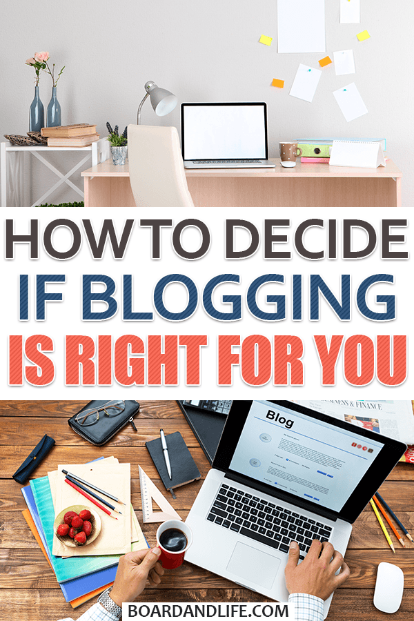 Determine if blogging is right for you