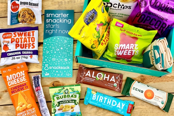 SnackSack Monthly Healthy Snacks Subscription Box