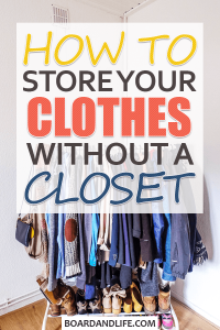 How To Store Your Clothes Without A Closet Or Dresser